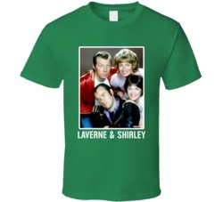 Laverne & Shirley Tv Show Cast Photo T Shirt Laverne & Shirley Tv Show Cast Photo T Shirt