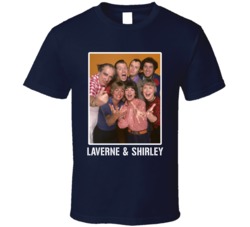 Laverne & Shirley Tv Show Cast Photo Cool T Shirt Laverne & Shirley Tv Show Cast Photo Cool T Shirt