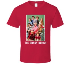 The Brady Bunch Cast Photo 70s Tv Show T Shirt The Brady Bunch Cast Photo 70s Tv Show T Shirt