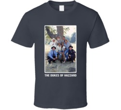 The Dukes Of Hazzard Cast Photo Tv Show T Shirt The Dukes Of Hazzard Cast Photo Tv Show T Shirt