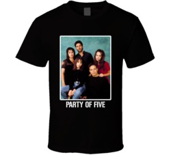 Party Of Five Cast Photo Tv Show T Shirt Party Of Five Cast Photo Tv Show T Shirt