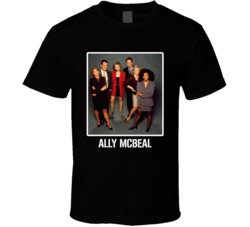Ally Mcbeal Cast Photo Tv Show T Shirt Ally Mcbeal Cast Photo Tv Show T Shirt