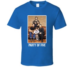 Party Of Five Cast Photo Tv Show Fan T Shirt Party Of Five Cast Photo Tv Show Fan T Shirt