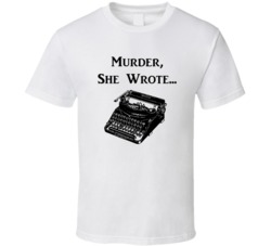 Murder She Wrote Typewritter Mystery Tv Show 80s T Shirt Murder She Wrote Typewritter Mystery Tv Show 80s T Shirt