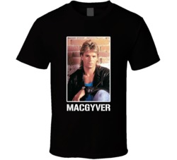 Macgyver Tv Show Fan T Shirt Macgyver Tv Show Fan T Shirt