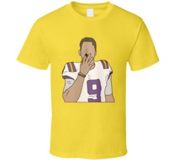 Joe Burrow Smoking Cigar T Shirt Joe Burrow Smoking Cigar T Shirt