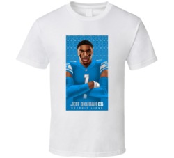 Jeff Okudah Detroit Football T Shirt Jeff Okudah Detroit Football T Shirt