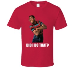 Steve Urkel Family Matters Did I Do That Quote Tv Show Fan T Shirt