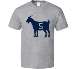 Number 5 Goat Greatest Of All Time Custom T Shirt Number 5 Goat Greatest Of All Time Custom T Shirt