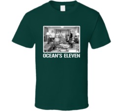 Ocean's Eleven Movie Clooney Pitt Fan T Shirt Ocean's Eleven Movie Clooney Pitt Fan T Shirt