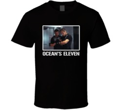 Ocean's Eleven Heist Movie Clooney Pitt Fan T Shirt Ocean's Eleven Heist Movie Clooney Pitt Fan T Shirt