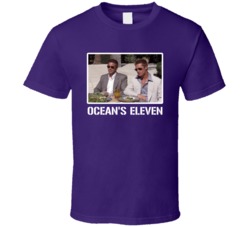 Ocean's Eleven Movie Clooney Pitt Cool Fan T Shirt Ocean's Eleven Movie Clooney Pitt Cool Fan T Shirt
