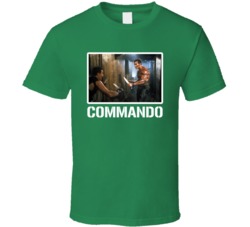 Commando Schwarzenegger 80s Action Movie Cool Fan T Shirt Commando Schwarzenegger 80s Action Movie Cool Fan T Shirt