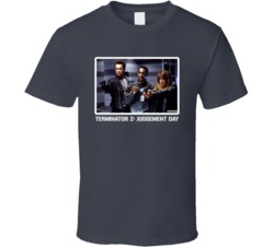 Terminator 2 Schwarzenegger Movie Fan T Shirt Terminator 2 Schwarzenegger Movie Fan T Shirt