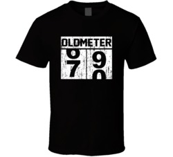 Oldometer 69 70 Birthday Age Getting Old Funny T Shirt Oldometer 69 70 Birthday Age Getting Old Funny T Shirt