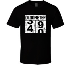 Oldometer 39 40 Birthday Age Getting Old Funny Cool T Shirt Oldometer 39 40 Birthday Age Getting Old Funny Cool T Shirt