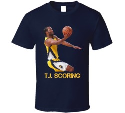 T J Warren Scoring Points Indiana Basketball Fan T Shirt T J Warren Scoring Points Indiana Basketball Fan T Shirt