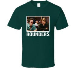 Rounders Poker Cards Movie Matt Damon 90s Cool Fan T Shirt Rounders Poker Cards Movie Matt Damon 90s Cool Fan T Shirt