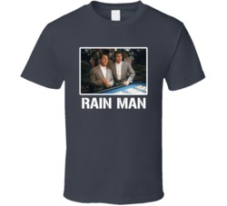 Rain Man Movie Cool Fan T Shirt Rain Man Movie Cool Fan T Shirt