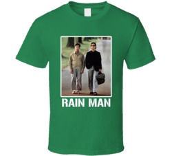 Rain Man Cruise Hoffman Movie Fan T Shirt Rain Man Cruise Hoffman Movie Fan T Shirt