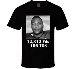 Jim Brown Cleveland Rushing Stats Football Fan T Shirt Jim Brown Cleveland Rushing Stats Football Fan T Shirt