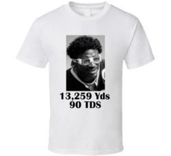 Eric Dickerson Los Angeles Football Rushing Stats T Shirt Eric Dickerson Los Angeles Football Rushing Stats T Shirt