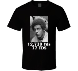 Tony Dorsett Dallas Rushing Stats Football Fan T Shirt Tony Dorsett Dallas Rushing Stats Football Fan T Shirt