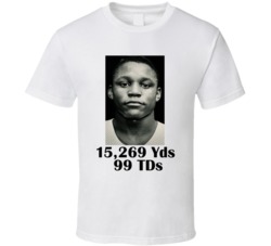 Barry Sanders Detroit Football Rushing Stats Fan T Shirt Barry Sanders Detroit Football Rushing Stats Fan T Shirt