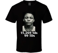 Barry Sanders Detroit Rushing Stats Football Fan T Shirt Barry Sanders Detroit Rushing Stats Football Fan T Shirt