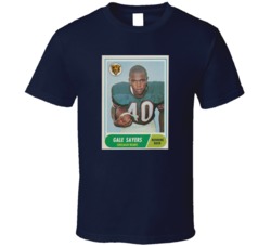 Gale Sayers Chicago Football Card Fan Tribute Fan T Shirt Gale Sayers Chicago Football Card Fan Tribute Fan T Shirt