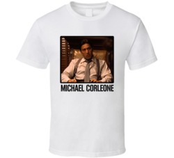 Michael Corleone The Godfather Movie Character Fan T Shirt Michael Corleone The Godfather Movie Character Fan T Shirt