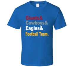 New York Football Nfc East Division Football Fan T Shirt New York Football Nfc East Division Football Fan T Shirt