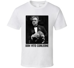 Don Vito Corleone The Godfather Movie Character Fan Cool T Shirt Don Vito Corleone The Godfather Movie Character Fan Cool T Shirt