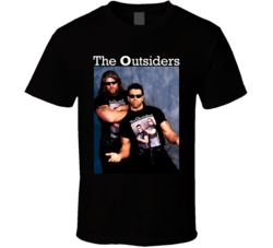 The Outsiders Wrestling Stable Tag Team Kevin Nash Scott Hall T Shirt The Outsiders Wrestling Stable Tag Team Kevin Nash Scott Hall T Shirt