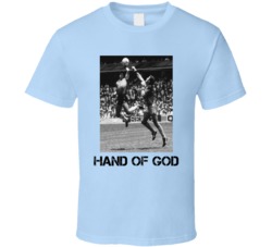 Diego Maradona Hand Of God Argentina Soccer Futbol T Shirt Diego Maradona Hand Of God Argentina Soccer Futbol T Shirt