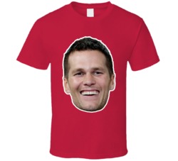 Tom Brady Tampa Bay Football Face Head Cut T Shirt Tom Brady Tampa Bay Football Face Head Cut T Shirt