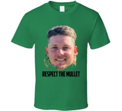 Cameron Smith Golfer Respect The Mullet Fan T Shirt