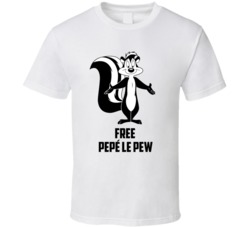 Free Pepe Le Pew Cancelled Looney Toons Cartoon Character T Shirt Free Pepe Le Pew Cancelled Looney Toons Cartoon Character T Shirt