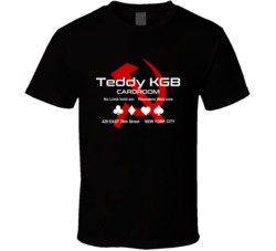 Teddy Poker Room New York City Rounders Movie Fan T Shirt Teddy Poker Room New York City Rounders Movie Fan T Shirt