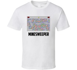 Minesweeper Old Computer Game Fan T Shirt Minesweeper Old Computer Game Fan T Shirt