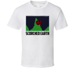 Scorched Earth Old Computer Game Fan T Shirt Scorched Earth Old Computer Game Fan T Shirt