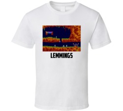 Lemmings Old Computer Game Fan T Shirt Lemmings Old Computer Game Fan T Shirt