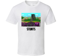 Stunts Old Computer Game Fan T Shirt Stunts Old Computer Game Fan T Shirt