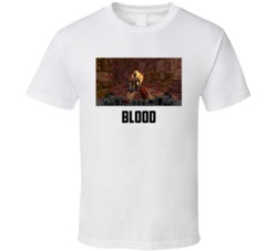 Blood Old Computer Game Fan T Shirt Blood Old Computer Game Fan T Shirt