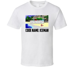 Code Name Iceman Old Computer Game Fan T Shirt Code Name Iceman Old Computer Game Fan T Shirt