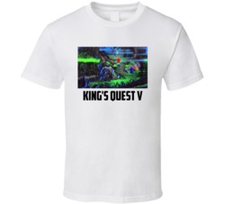 King's Quest V Old Computer Game Fan T Shirt King's Quest V Old Computer Game Fan T Shirt