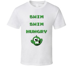Commander Keen Dopefish Swim Swim Hungry Video Game Fan T Shirt Commander Keen Dopefish Swim Swim Hungry Video Game Fan T Shirt