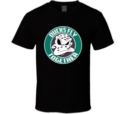 Ducks Fly Together The Mighty Ducks Hockey Movie Fan T Shirt Ducks Fly Together The Mighty Ducks Hockey Movie Fan T Shirt