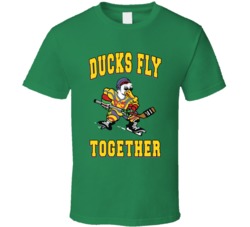 Ducks Fly Together The Mighty Ducks Movie Hockey Fan T Shirt Ducks Fly Together The Mighty Ducks Movie Hockey Fan T Shirt