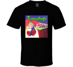 Lemmings Computer Game Cover Video Game Fan T Shirt Lemmings Computer Game Cover Video Game Fan T Shirt